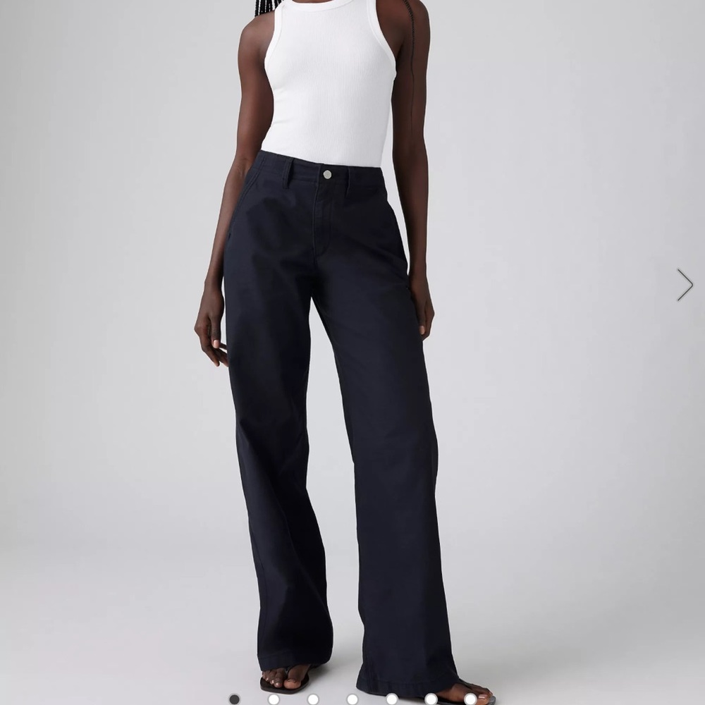 Levi's Black Wide Leg Jeans